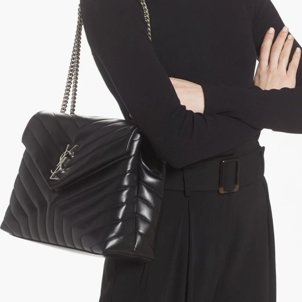 Saint Laurent Black medium Lou Lou - Picture 2 of 16